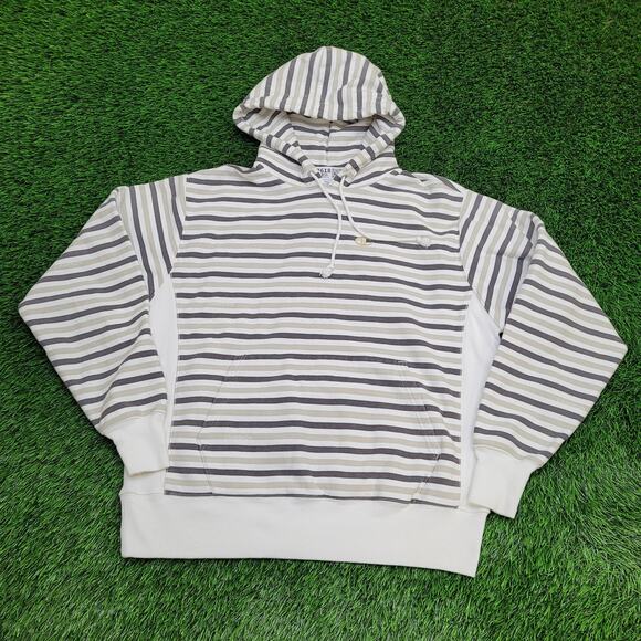 Champion Reverse-Weave Hoodie Large 24x27 Stripes - Picture 1 of 16